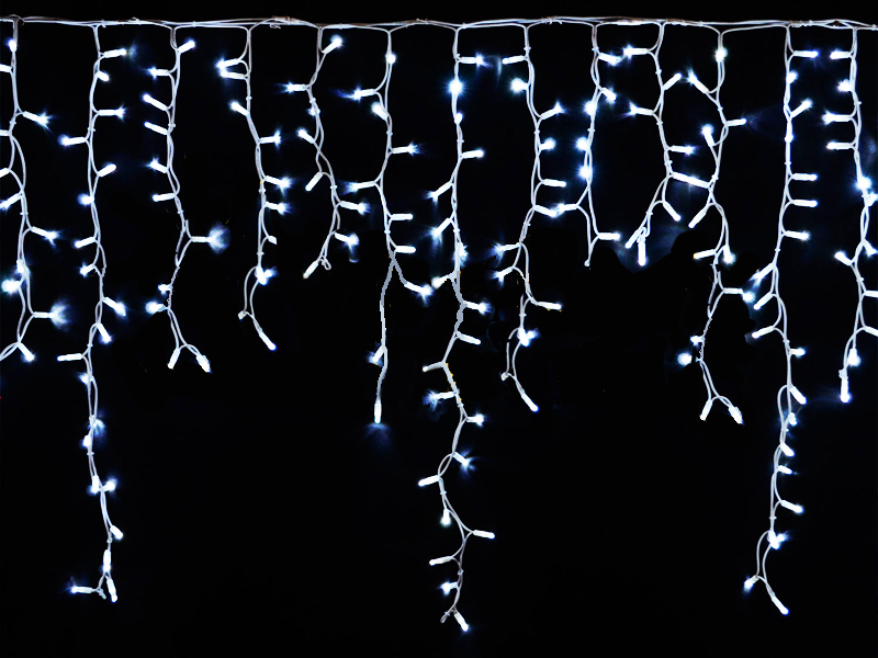 Бахрома светодиодная статичная 200 LED 3.3m IP54 (открытая) светодиодная бахрома купить