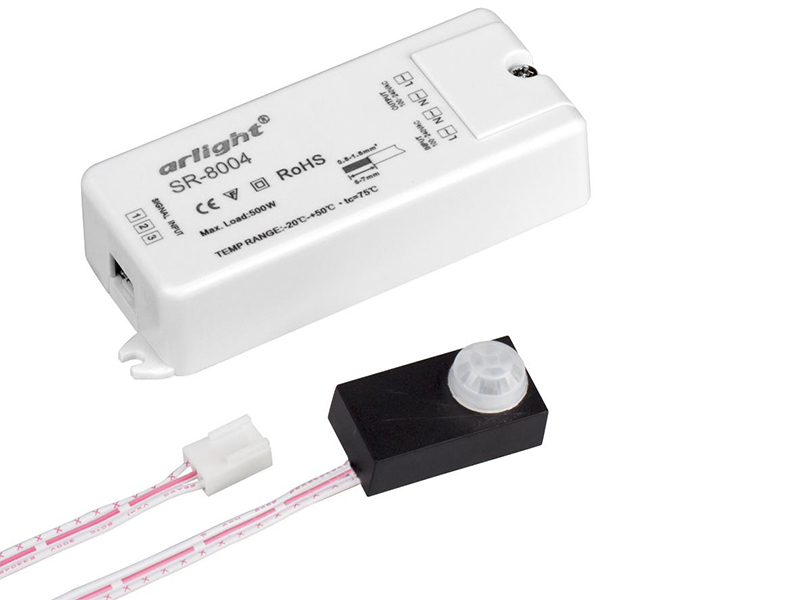 Купить Датчик SR-8004 black (220V, 500W, PIR-Sensor) 