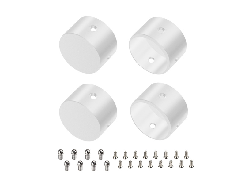 Заглушка WPH-FLEX-D22-360deg WHITE ALU глухая купить оптом в Москве 