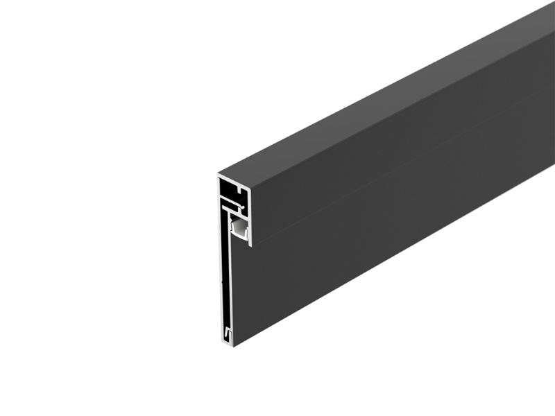 Профиль PLINTUS-H54B-2000 BLACK купить оптом в Москве 