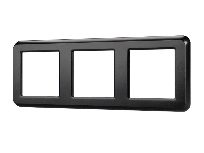 Купить Рамка пластиковая FRM-VERSA-PL-3-BK 