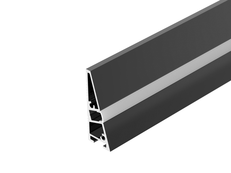 Профиль PLINTUS-H40-2000 BLACK купить оптом в Москве 