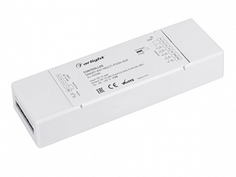 Купить Контроллер SMART-K41-MULTI-PUSH-SUF (12-48V, 5x6A, RGB-MIX, 2.4G)  