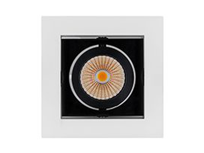 Купить светильник cl-kardan-s102x102-9w (wh-bk, 38 deg)