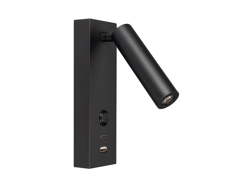 Купить светильник sp-bed-charge-s60x125-3w (20 deg, usb-a, usb-c)