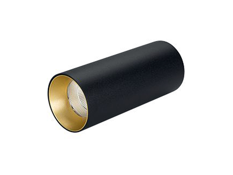 Купить светильник sp-polo-surface-r65-8w (золотая вставка, 40 deg)