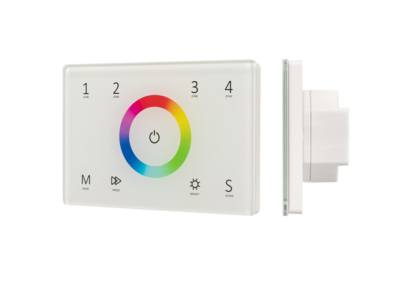 Купить Панель Sens SMART-P83-RGB White (230V, 4 зоны, 2.4G) 