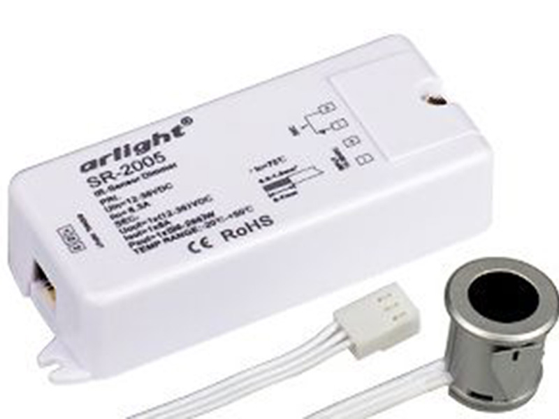Диммер SR-2005 Silver-R (12-36V, 96-288W, IR-Sensor) купить оптом в Москве 