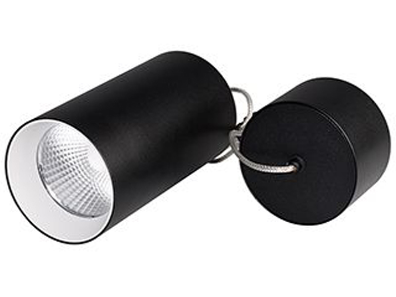Купить светильник подвесной sp-polo-r85-2-15w 40deg (black, white ring)