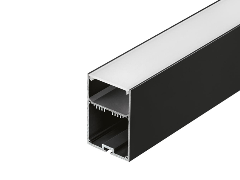 Профиль с экраном SL-LINE-4970-2500 BLACK+OPAL купить оптом в Москве 