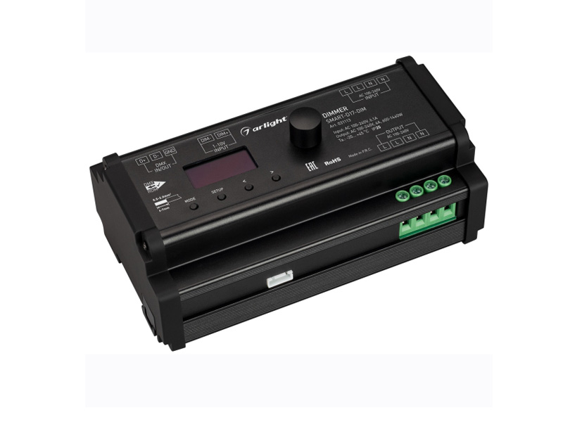 Диммер SMART-D17-DIM (230V, 6A, TRIAC, DIN, 2.4G) Купить Диммер SMART-D17-DIM (230V, 6A, TRIAC, DIN, 2.4G)