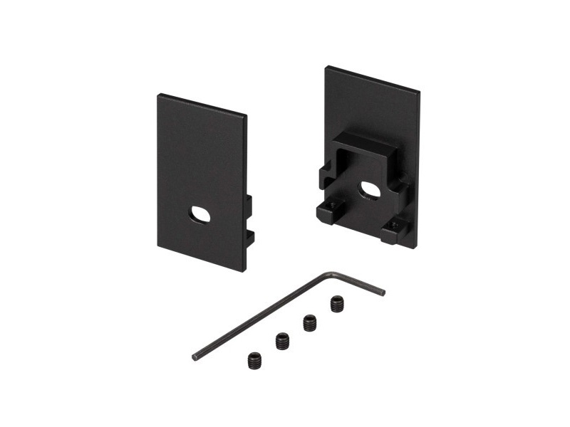 Заглушка SL-COMFORT-2542 BLACK c отверстием купить оптом в Москве 