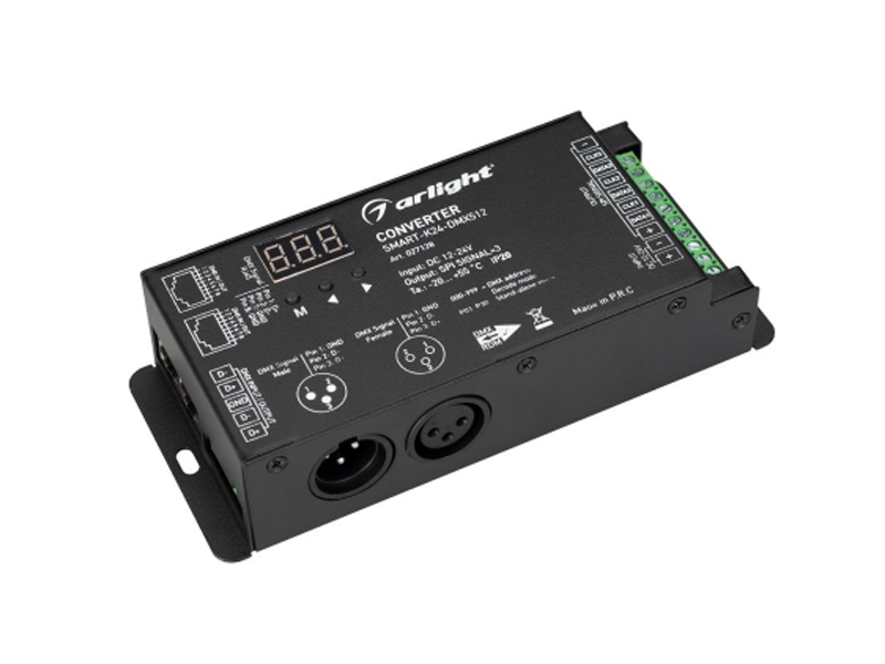 Конвертер SMART-K24-DMX512 (12-24V, SPI, 2.4G) купить оптом в Москве 