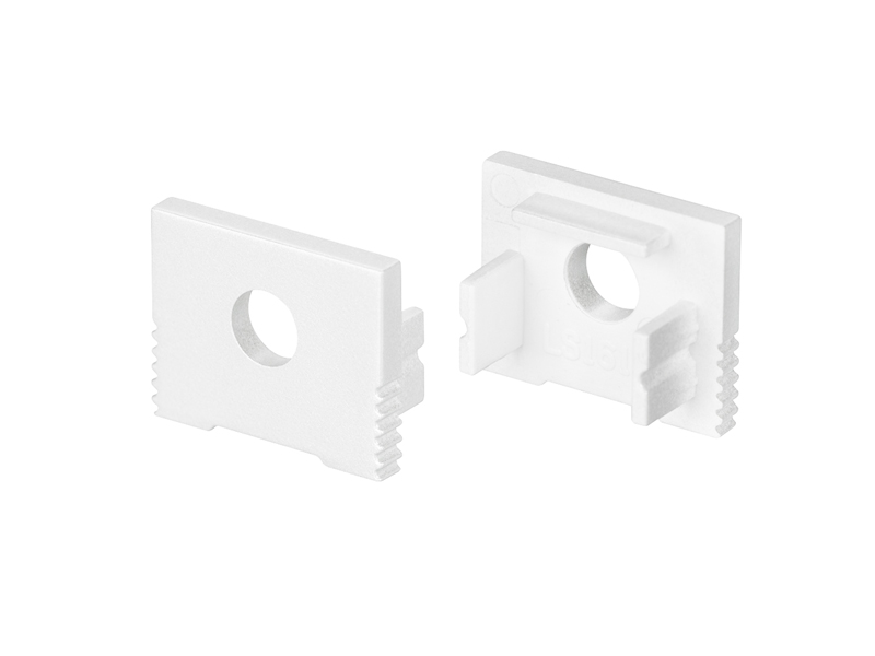 Заглушка SL-SLIM-H13M WHITE с отверстием купить оптом в Москве 