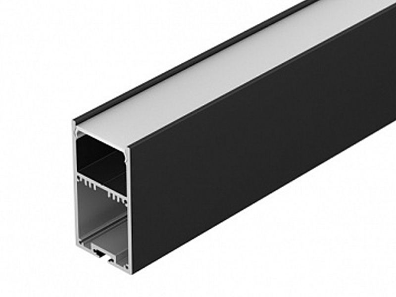 Профиль с экраном SL-LINE-3667-2500 BLACK+OPAL купить оптом в Москве 