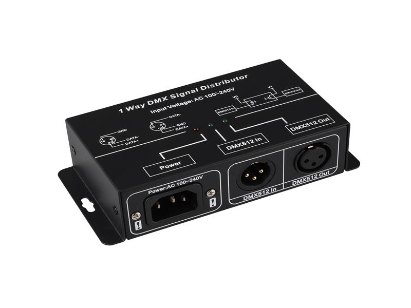 Усилитель DMX-сигнала LN-DMX-1CH (220V) купить оптом в Москве 