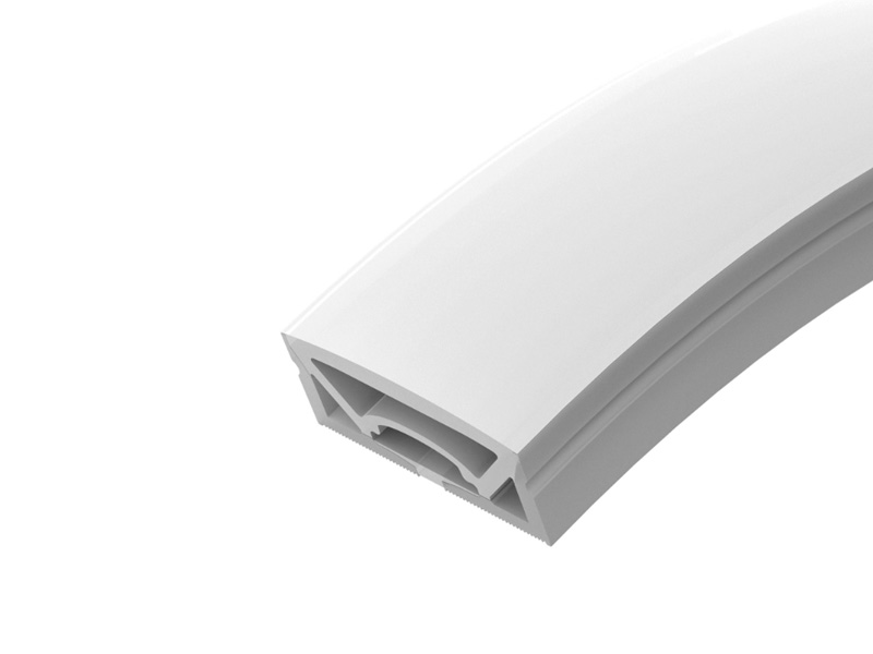 Силиконовый профиль WPH-FLEX-5025-TOP-S23-5m WHITE купить оптом в Москве 