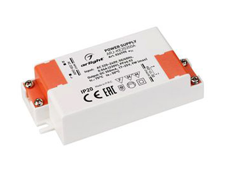 Блок питания ARJ-KE25350A (9W, 350mA, PFC) купить оптом в Москве 