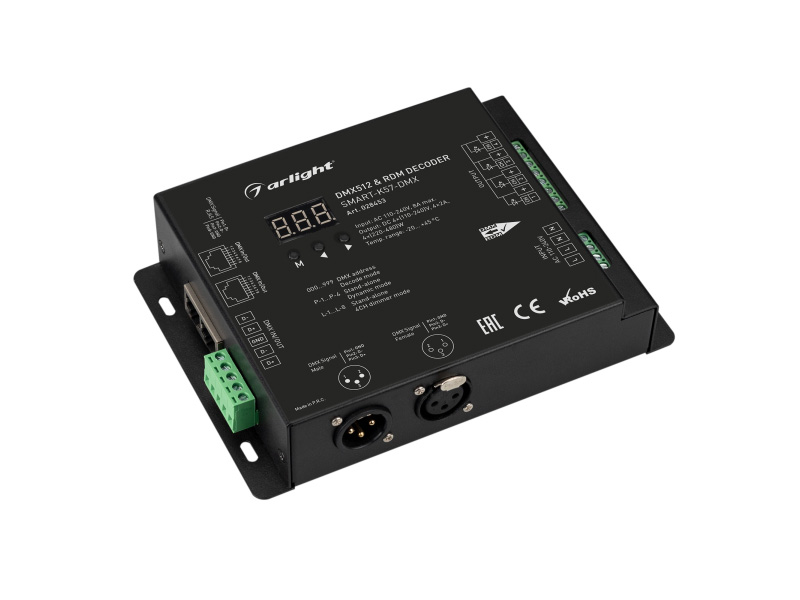 Декодер SMART-K57-DMX (230V, 4x2A, XLR3) купить оптом в Москве 
