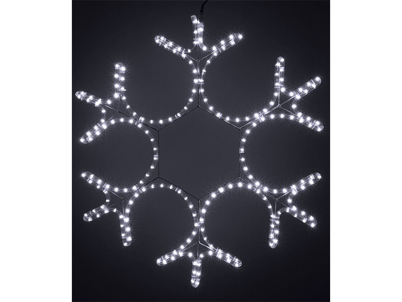 Снежинка светодиодная ажурная 0,8м, 220V купить оптом в Москве 