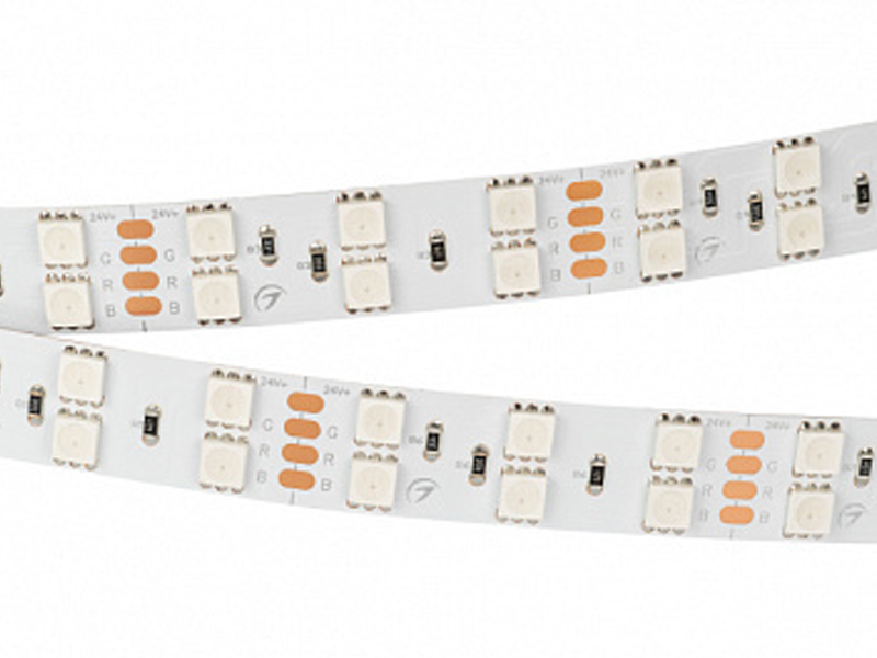 Купить Светодиодная лента RT-B120-15mm (28.8 W/m, IP20, 5060, 5m) 