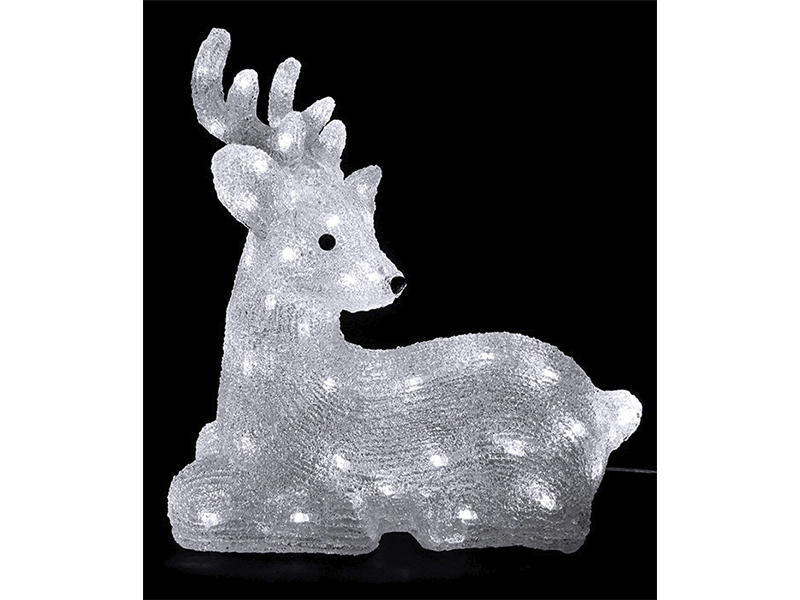 Светодиодная фигура "Олень", 39см., 64 led, 220/24V купить оптом в Москве 