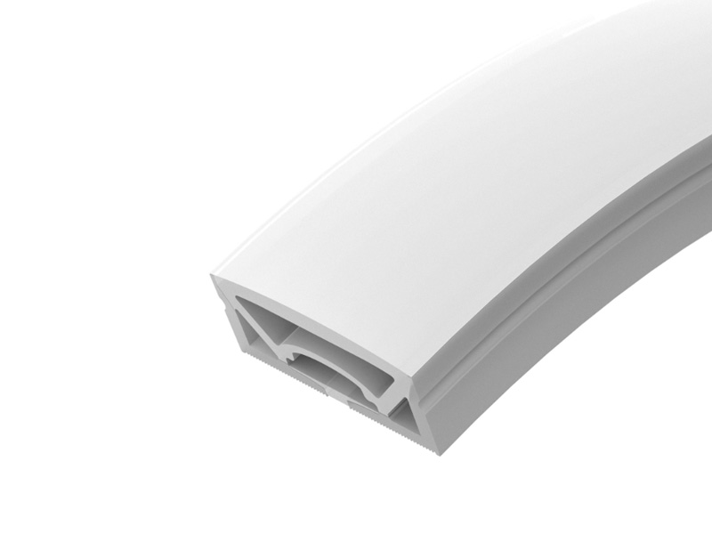 Силиконовый профиль WPH-FLEX-5025-TOP-S23-10m WHITE купить оптом в Москве 