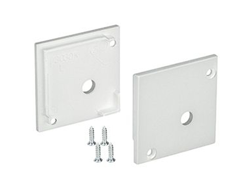 Заглушка SL-KANT-H30 SQUARE с отверстием купить оптом в Москве 