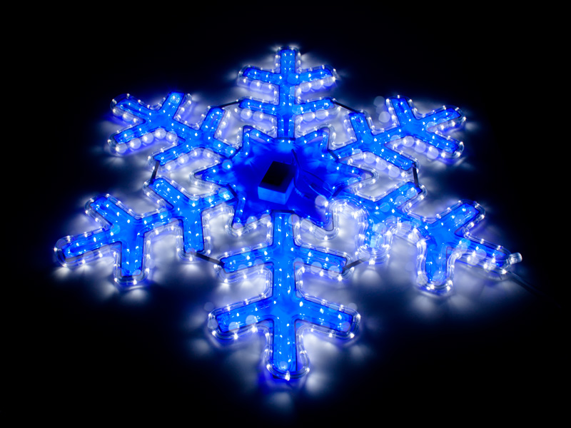 Светодиодная снежинка 790 х 690 мм купить оптом в Москве 