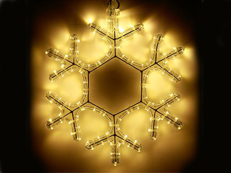 Фигура ARD-SNOWFLAKE-M7-450x375-126LED (230V, 7.5W) купить оптом в Москве 