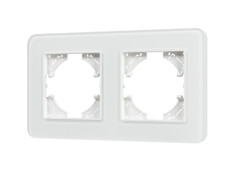 Купить Рамка стеклянная FRM-OMALI-SFGS-2-WH 