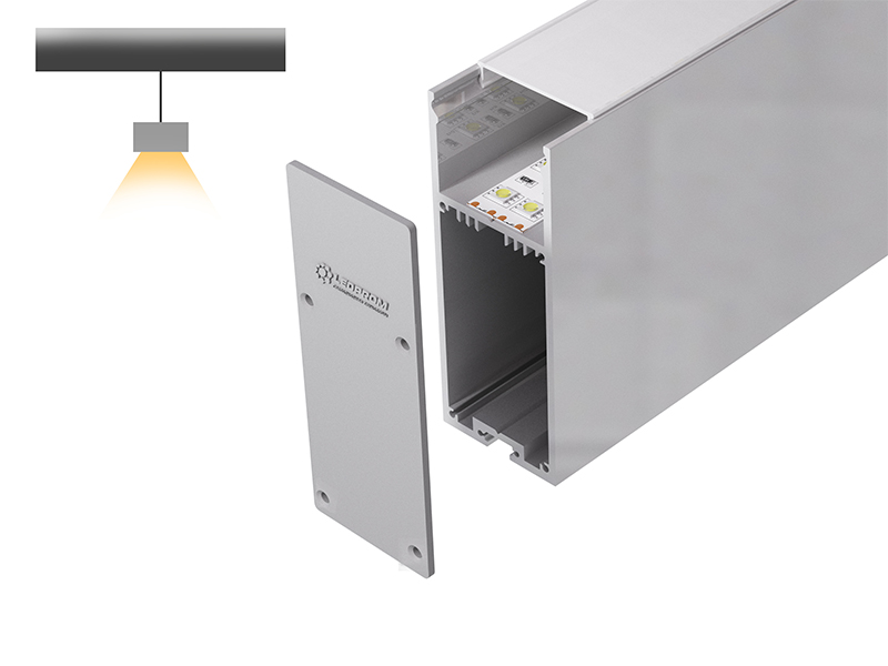 Профиль алюминиевый LP 9035 (2000 мм) купить оптом в Москве 