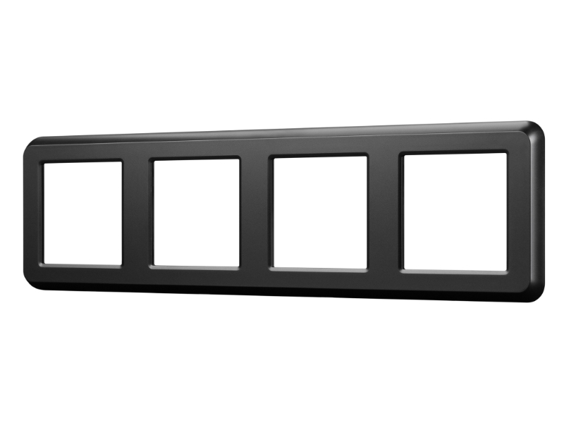 Купить Рамка пластиковая FRM-VERSA-PL-4-BK 