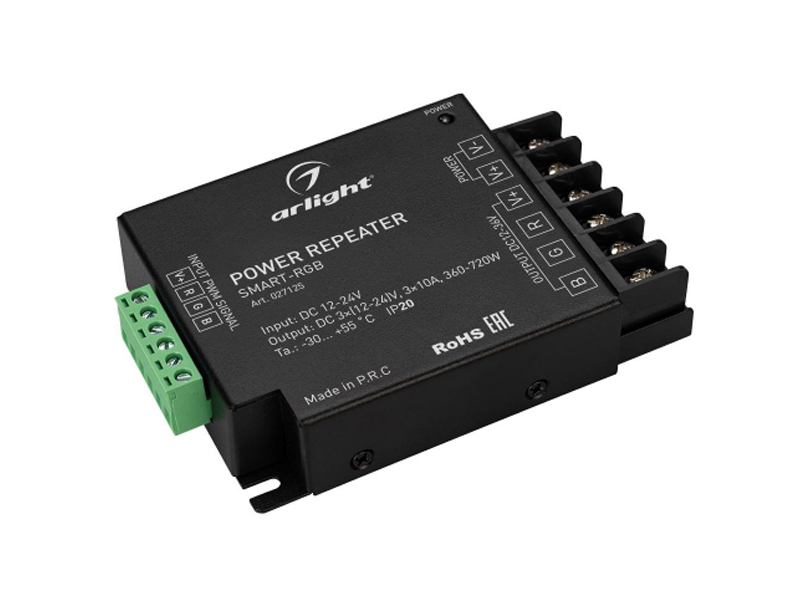 Усилитель SMART-RGB (12-24V, 3x10A) купить оптом в Москве 