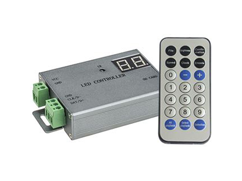 Купить Контроллер HX-805 (2048 pix, 5-24V, SD-карта, ПДУ) 