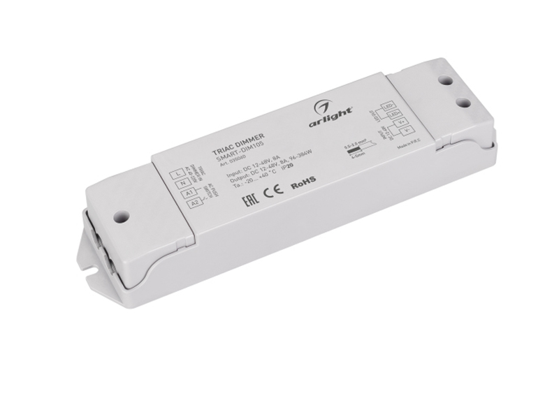 Диммер SMART-DIM105 (12-48V, 8A, TRIAC) купить оптом в Москве 