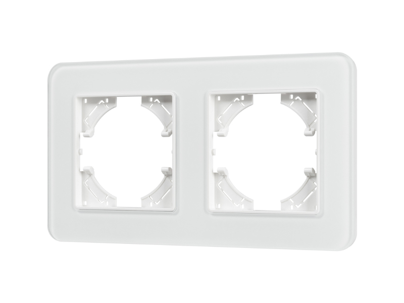 Купить Рамка стеклянная FRM-OMALI-GS-2-WH 