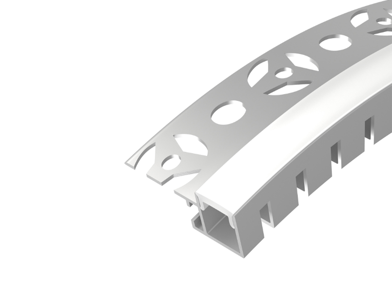 Профиль FANTOM-BENT-W12-TOP-EDGE-2000 ANOD купить оптом в Москве 