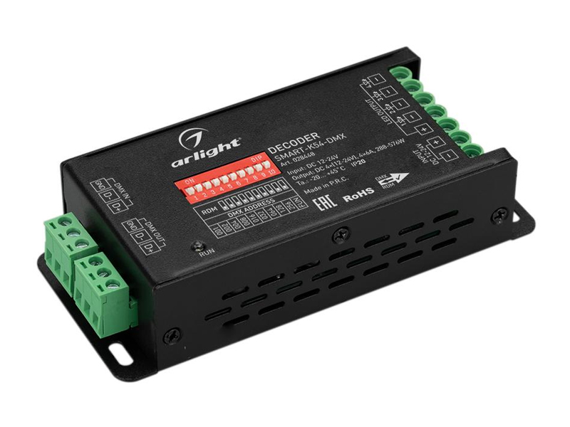Декодер SMART-K54-DMX (12-24V, 4x6A) купить оптом в Москве 