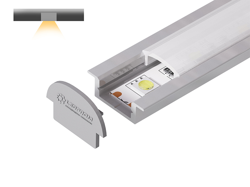 Профиль алюминиевый LP 0722 (2000 мм) купить оптом в Москве 