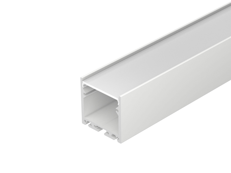Профиль с экраном SL-LINE-3535-2500 WHITE+OPAL купить оптом в Москве 