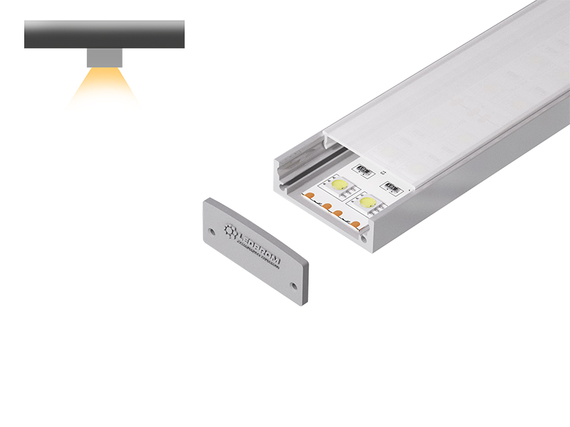 Профиль алюминиевый LP 1035 (2000 мм) купить оптом в Москве 