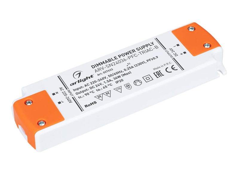 Блок питания ARV-SN036-PFC-TRIAC-B купить оптом в Москве 